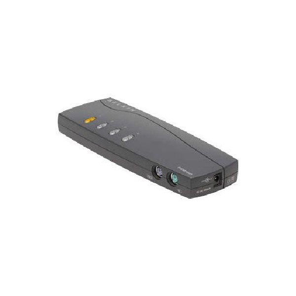 Belkin E-Series 4-Port Switch KVM PS/2 with cables- F1DB104P2eaB