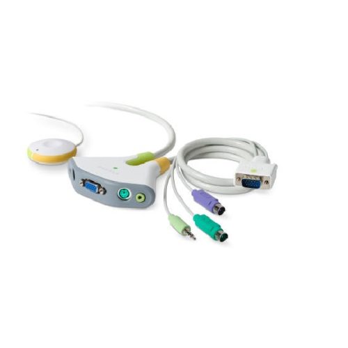 Belkin Flip 2 Port PS/2 KVM Switch with Audio-F1DG102P