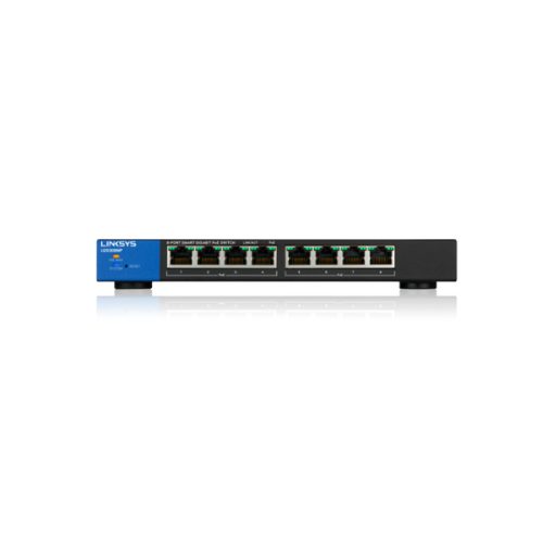 Linksys Business LGS308MP PoE+ Smart 8 Port Gigabit Network Switch (130W)