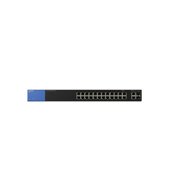 Bluechip-Linksys Business LGS326 24-Port Linksys Business LGS326 24-Port Gigabit Smart Managed Switch + 2x Gigabit SFP/RJ45 Combo Ports