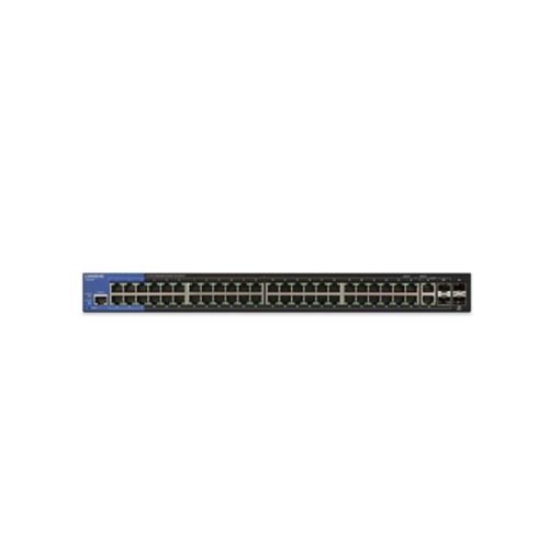 Linksys Business LGS552P 48-Port Gigabit PoE+ (375W) Managed Switch + 2x Gigabit SFP/RJ45 Combo Ports + 2x 10G SFP+ Ports