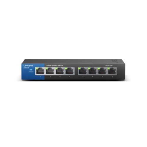 Linksys LGS108 8-Port Business Desktop Gigabit Switch