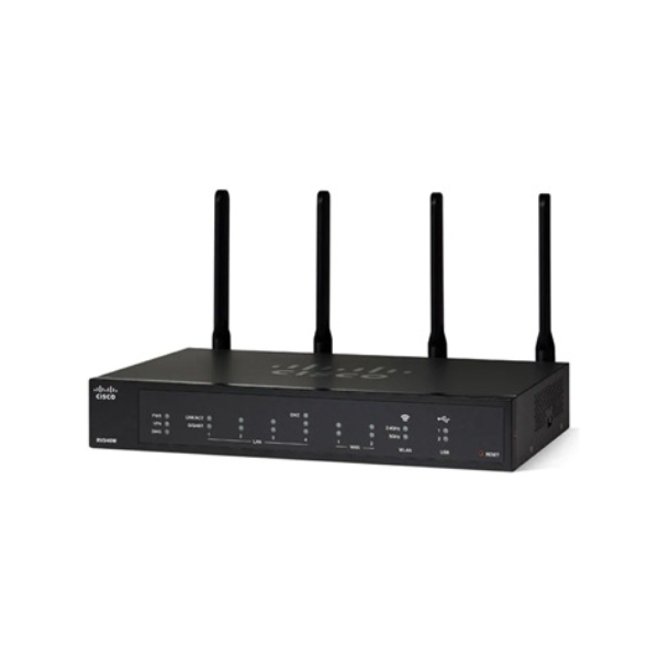 Bluechip-RV340W-E-K9-G5 Cisco RV340W Wireless – AC Dual WAN Gigabit VPN Router with 4×4 802.11ac