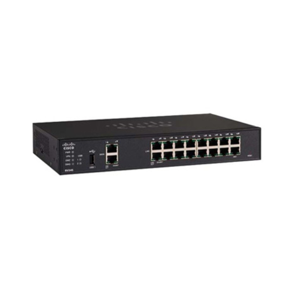 Bluechip-RV345-K8-RU-1 Cisco RV345 Dual WAN Gigabit VPN Router – 16 GbE Ports