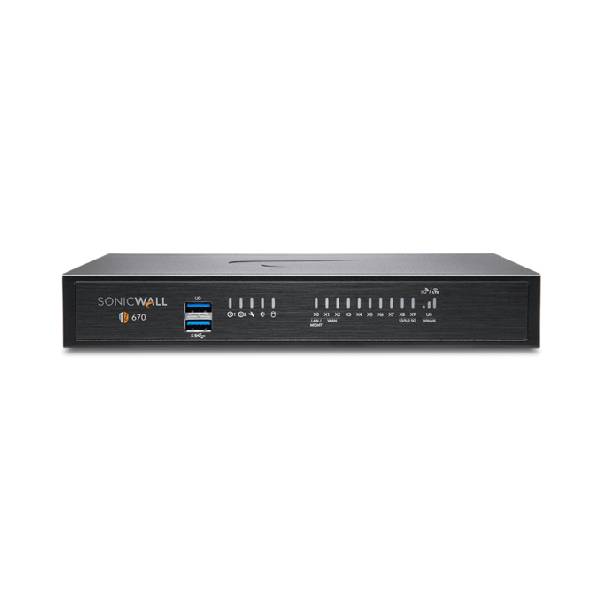SonicWall TZ670 Network Security Appliance TotalSecure Essential Edition